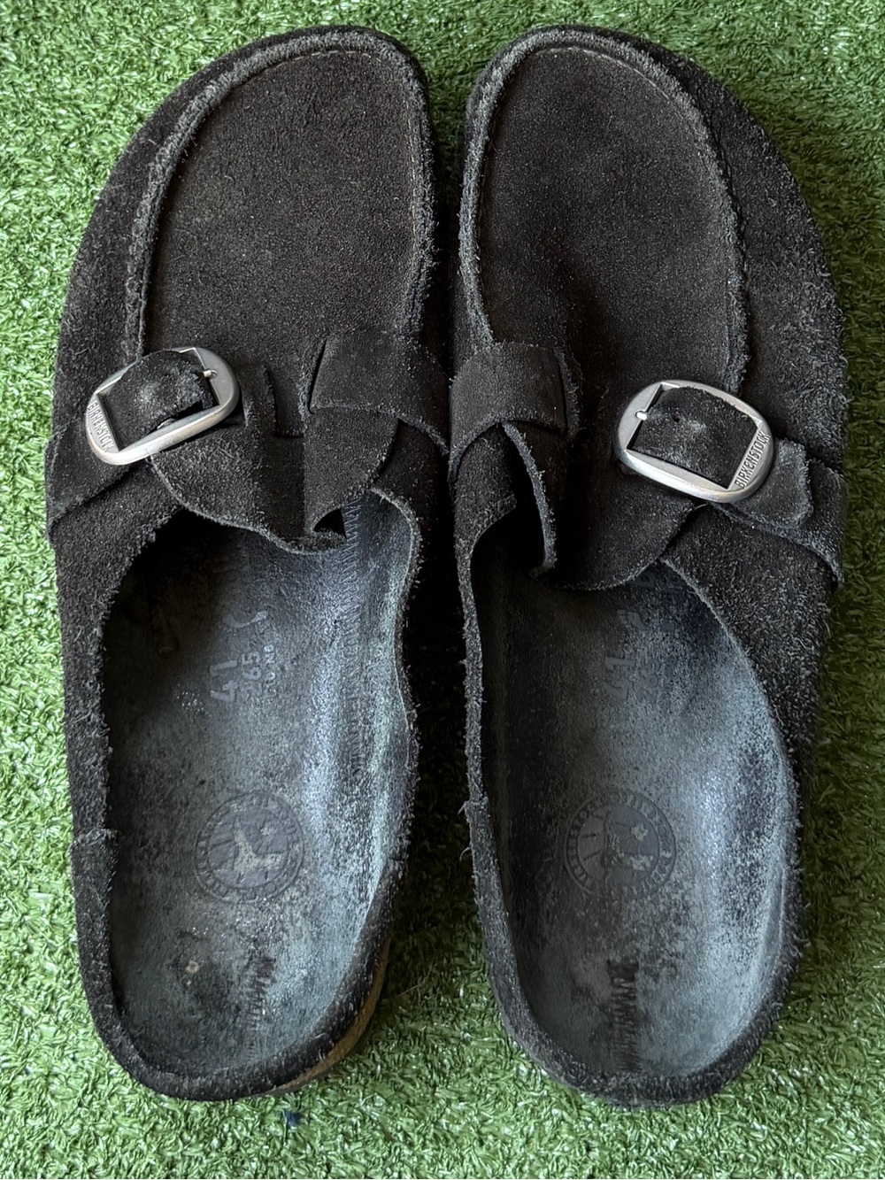 Birkenstock Buckley Black Suede Leather Women’s Clogs
